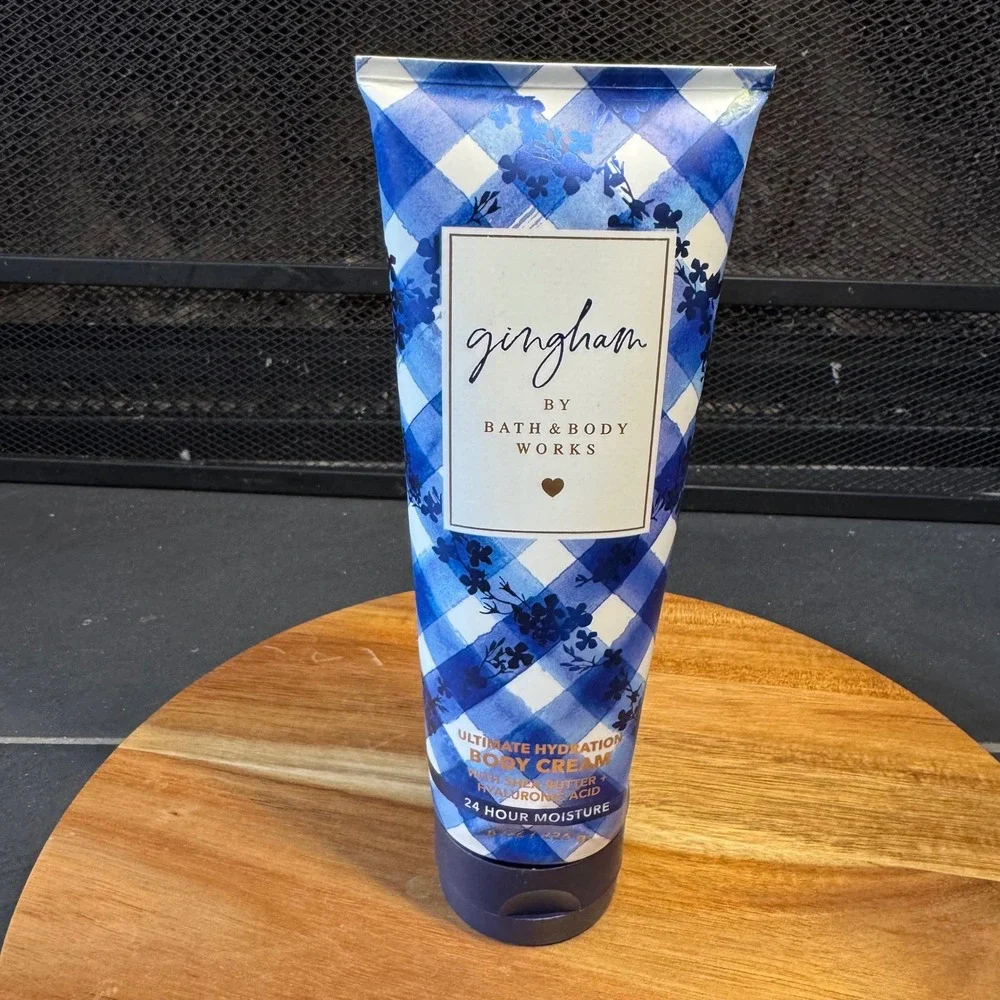 Bath & Body Works Gingham Ultimate Hydration Body Cream 8oz New Sealed